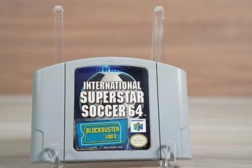 International Superstar Soccer 64 Nintendo 64 N64 Authentic Tested Cleaned Pins