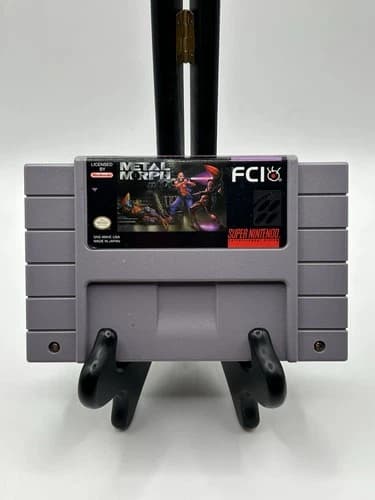 Metal Morph (Super Nintendo SNES, 1994) Authentic Tested Nice