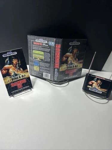Rambo III (Sega Genesis, 1989) Cib Authentic Tested