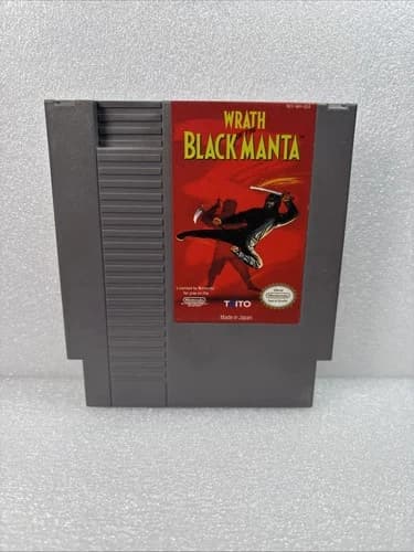 Wrath of the Black Manta (Nintendo NES, 1990) *TESTED* FREE SHIPPING