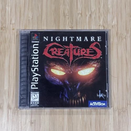 Nightmare Creatures (PS1, 1997) Sony PlayStation Black Label CIB w/ Reg Card