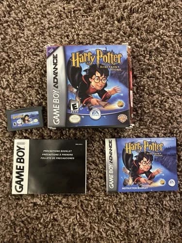 Harry Potter Sorcerer's Stone - Game Boy Advance GBA Complete In Box Tested