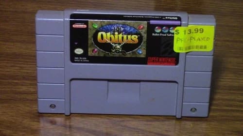 Super Nintendo SNES Obitus Video Game Bullet-Proof Software