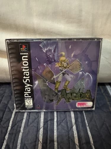 Alundra Sony PlayStation 1 1997 Complete CIB With Original Manual -No Map- PS1