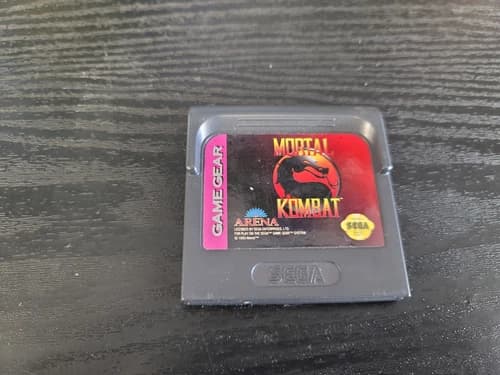 Mortal Kombat for Sega Game Gear GG Cart Great Shape