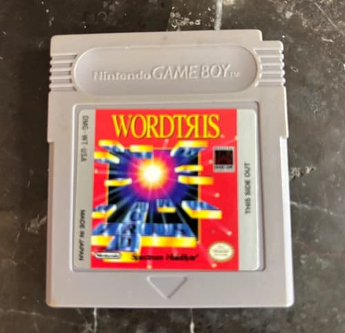 Wordtris Nintendo Game Boy 1992 Gameboy Cartridge Only