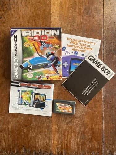 Iridion 3D (Nintendo Game Boy Advance, 2001) - Complete