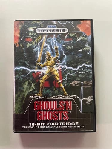 Ghouls 'n Ghosts (Sega Genesis, 1989) - CIB