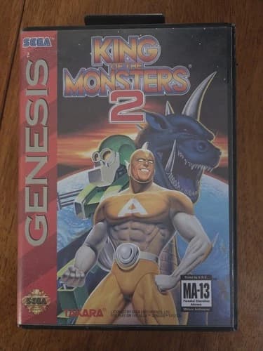 King of the Monsters 2 (Sega Genesis, 1994) Complete CIB