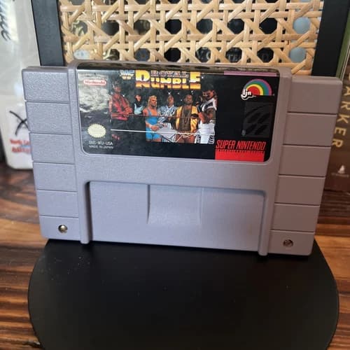 WWF Royal Rumble Super Nintendo SNES, 1991 Authentic - TESTED & Working !