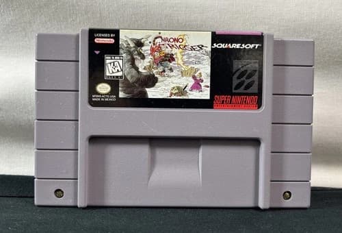 Chrono Trigger (SNES, Super Nintendo) Cartridge Only - Rare! Authentic - Tested