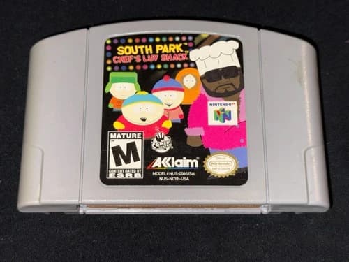 South Park: Chef's Luv Shack (Nintendo 64, 1999) Cleaned Tested Authentic N64