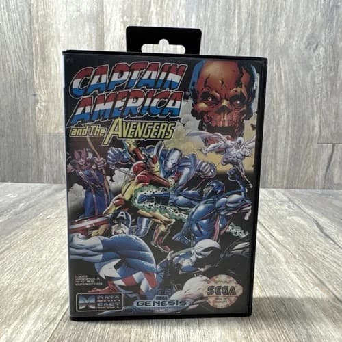 Captain America and the Avengers Sega Genesis Original Complete CIB