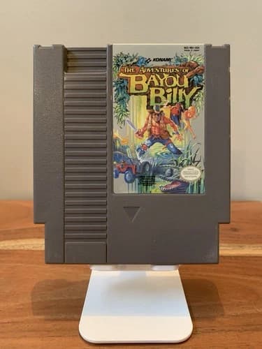 The Adventures of Bayou Billy - Authentic Nes Game Cartridge - Tested