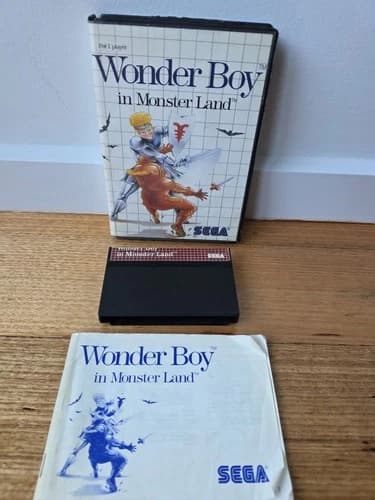 Wonder Boy in Monster Land for Sega Master System COMPLETE