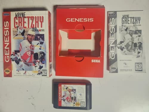 Wayne Gretzky NHLPA All-Stars - Sega Genesis ! COMPLETE CIB ! TESTED, CLEANED!