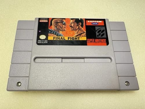 Final Fight Super Nintendo SNES Game - Authentic