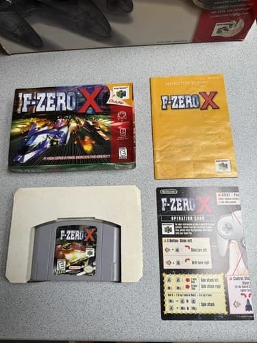 F-Zero X Nintendo 64 N64 1998 Complete In Box CIB Tested AUTHENTIC OEM RARE