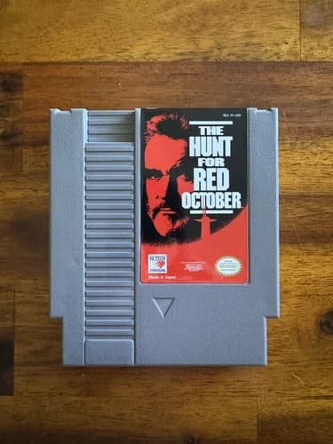 The Hunt for Red October Nintendo NES Cleaned/Tested