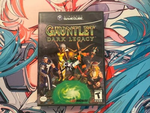 Gauntlet: Dark Legacy (Nintendo GameCube, 2002) CIB W/ Manual Tested Working