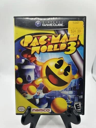 Pac-Man World 3 (Nintendo GameCube, 2005) CIB Complete w/ Manual - Tested