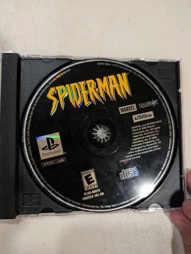 Spider-Man (Sony PlayStation 1, 2000) DISC ONLY, Tested Working PS1