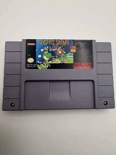 Yoshis Safari Nintendo SNES Authentic Cartridge Only - Tested CLEAN