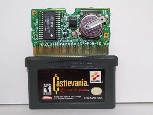 Castlevania Circle of the Moon - Game Boy Advance - Cartridge - Tested Authentic