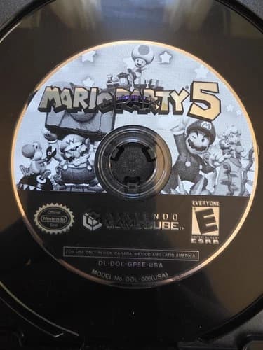 Mario Party 5 (GameCube, 2003) Disc Only. Excellent Condition