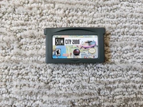 SimCity 2000 Game Boy Advance Nintendo GBA Authentic Tested Sim City