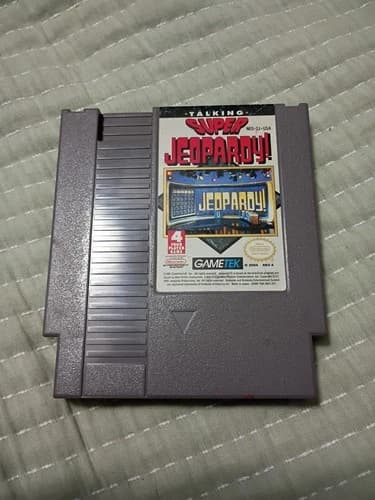 Talking Super Jeopardy (Nintendo NES, 1991) Cartridge Only