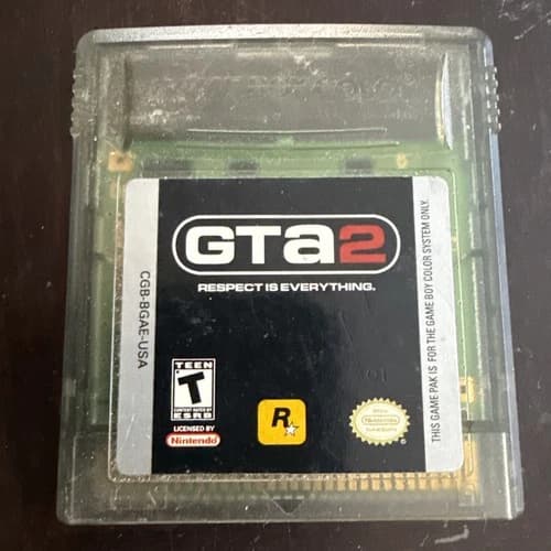 Grand Theft Auto 2 GTA 2 - Nintendo Gameboy Color 1998