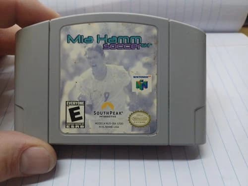 Mia Hamm Soccer 64 (Nintendo 64, 2000) N64 -Authentic Cartridge- Tested