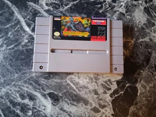 Super Ghouls 'n Ghosts SNES Authentic Tested Contacts Cleaned