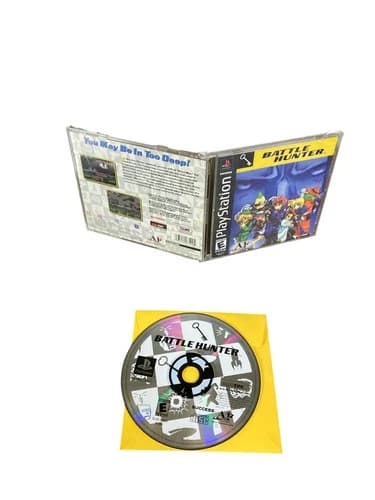 Sony PlayStation 1 PS1 CIB COMPLETE TESTED Battle Hunter 2001