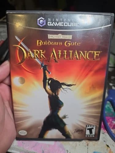 Baldur's Gate Dark Alliance Nintendo GameCube Cib Tested