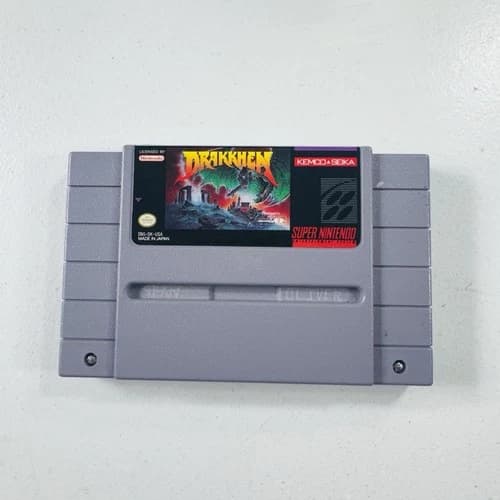 Drakkhen (SNES, 1991) - Cartridge Only - Tested And Works