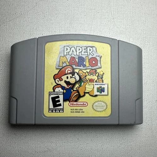 Paper Mario Nintendo 64 N64 - Authentic