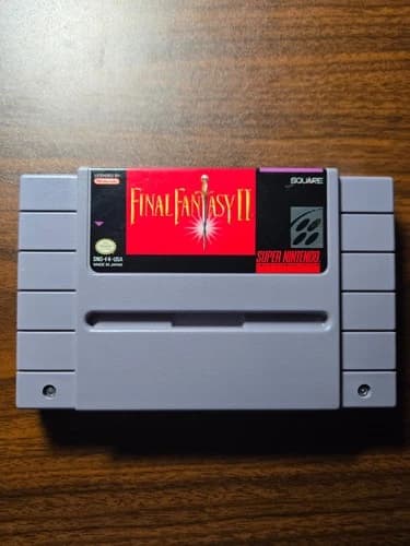 Final Fantasy II (SNES, 1991) - Tested, Cartridge, Instructions