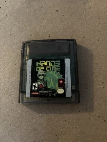 Hands of Time Nintendo Game Boy Gameboy Color Authentic Rare