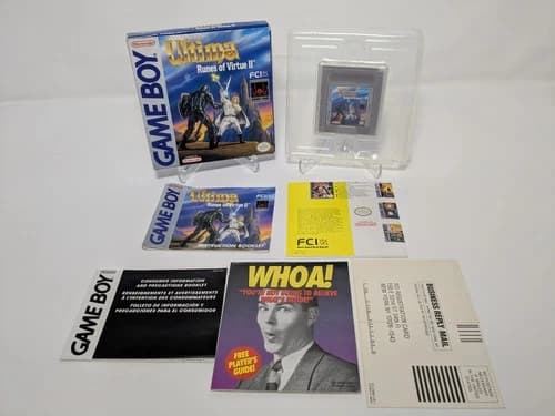 Ultima: Runes Of Virtue II 2 (Nintendo Gameboy Game Boy GB) True 100% Complete