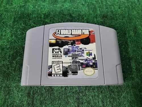 F-1 WORLD GRAND PRIX racing game cartridge for NINTENDO 64 N64 system
