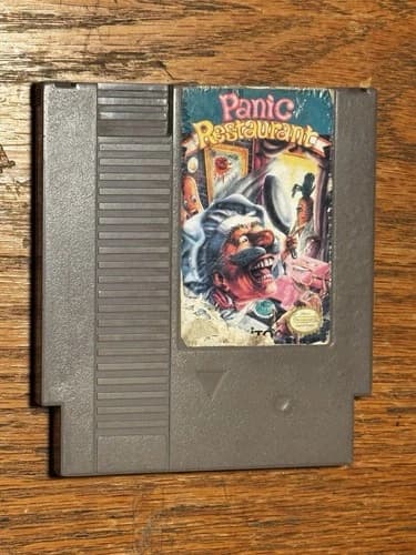 Panic Restaurant Nintendo NES Rare Tested