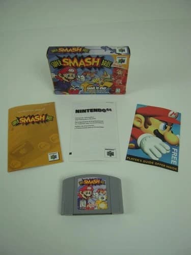 Super Smash Bros. Nintendo 64 N64 1999 Complete in Box