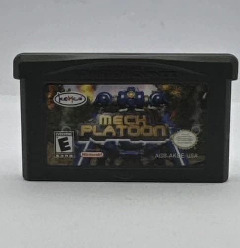 Mech Platoon GBA Game Boy Advance 2001 Authentic Tested Cartridge Only Clean