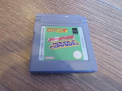 Asteroids Missile Command Arcade Classic 1 Nintendo Gameboy Color Advance