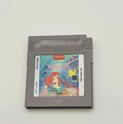 Nintendo Game Boy The Little Mermaid Capcom Disney Tested Authentic Cartridge A+