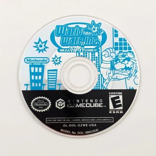 WarioWare, Inc. Mega Party Game Nintendo GameCube Disc Only