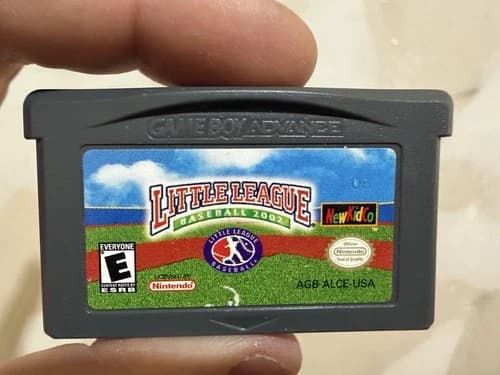 Little League Baseball 2002 Nintendo Game Boy Advance GBA Cartridge Tested