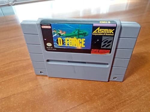 D-Force (Super Nintendo SNES, 1991) *TESTED*